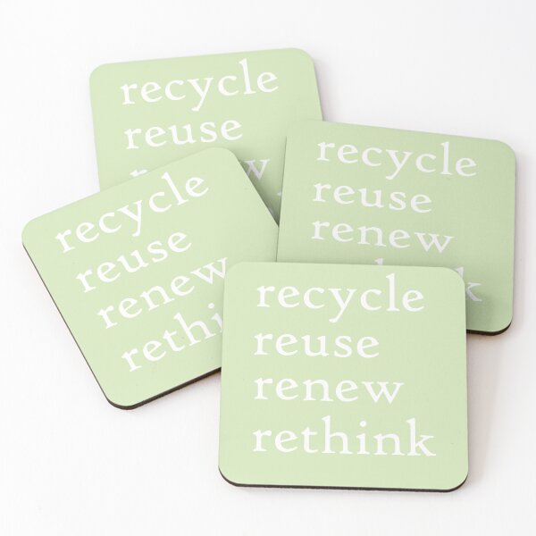 Item preview, Recycle Reuse Renew Rethink designed and sold by Wisdom Wear.