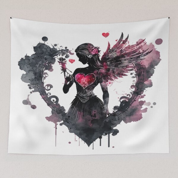 Item preview, Dark Angels Valentine designed and sold by FantasyVisions.