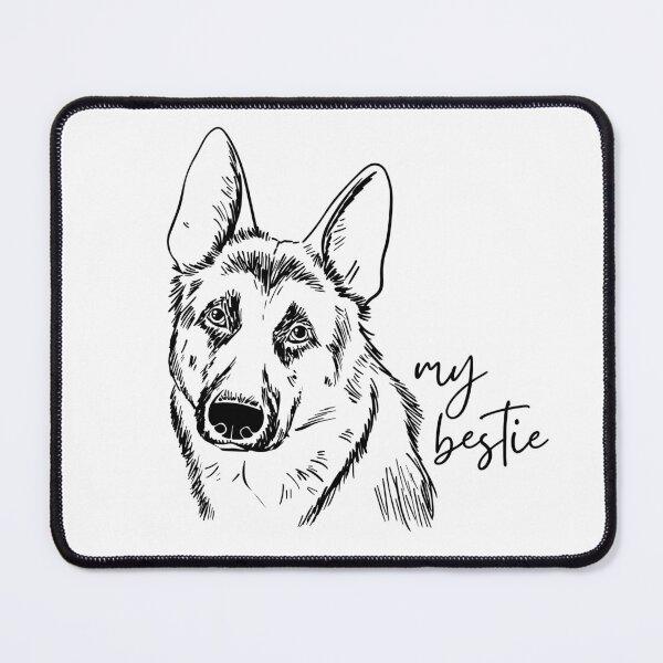 Item preview, My Bestie German Shepherd Dog Drawing designed and sold by CarleLS.