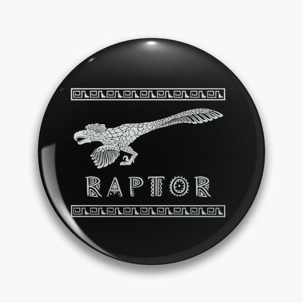 Artikelvorschau, Aztekischer Raptor - weiß entworfen und verkauft von dlrdesignlab.