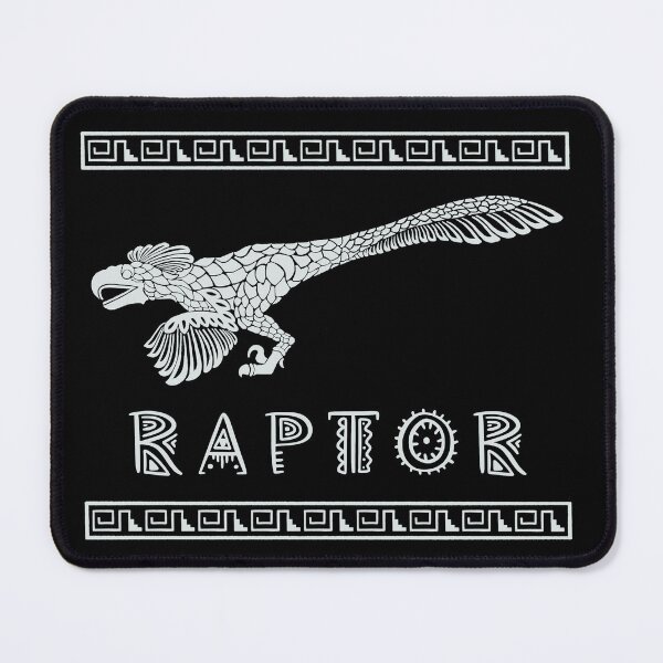 Item preview, Aztec Raptor - white designed and sold by dlrdesignlab.