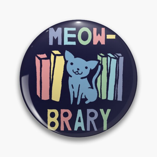 Item preview, Meowbrary Library Cat designed and sold by SubtleSplit.