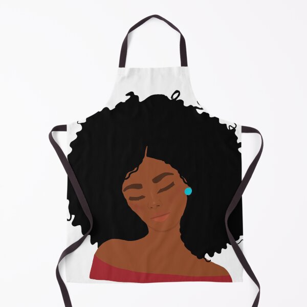 Item preview, Curly Girl Big Afro Sexy Black Woman designed and sold by blackartmatters.
