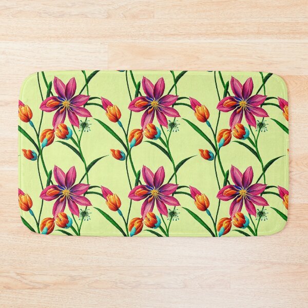 Item preview, Spring Flowers Punk Pointillism 2 designed and sold by PinetumDesigns.