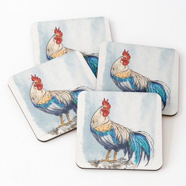 Item preview, Mr. Bluejeans Rooster designed and sold by Shanda Louis.