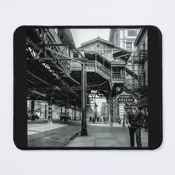 Item preview, Third Ave and 18th Street Elevated Rail Station - NYC 1942 designed and sold by Daniel Hagerman.