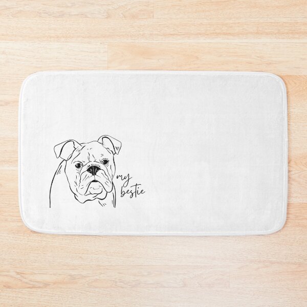 Item preview, My Bestie English Bulldog Dog Drawing designed and sold by CarleLS.