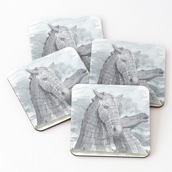 Item preview, The Kelpies - Scotland Watercolour designed and sold by Tom Napper Design.