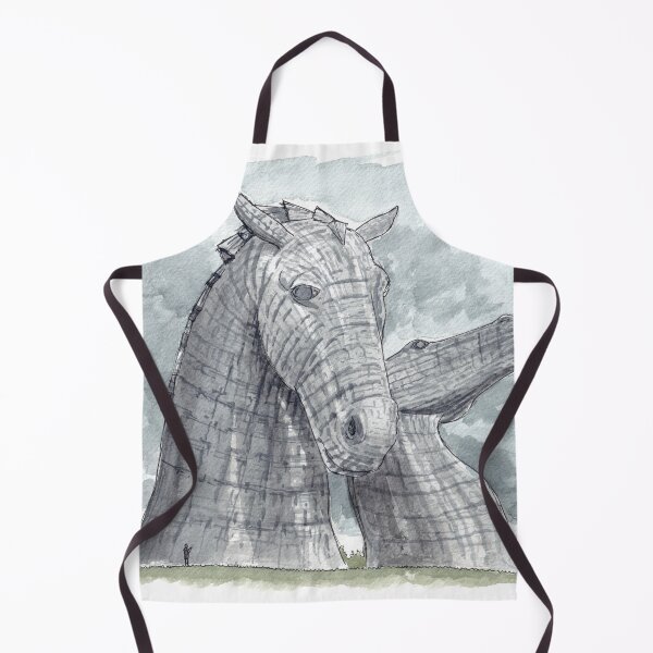 Item preview, The Kelpies - Scotland Watercolour designed and sold by Tom Napper Design.