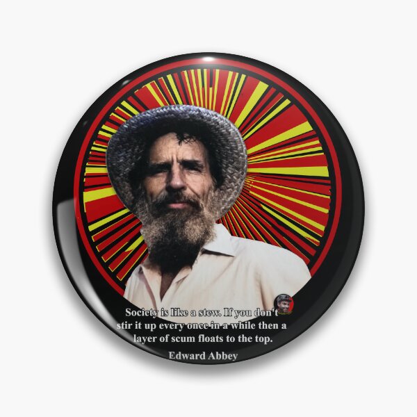Item preview,  Edward Abbey #2 designed and sold by Gwyllm-Llwydd.