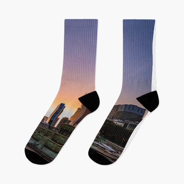 Item preview, Buckingham Fountain sunset designed and sold by morethanaslice.