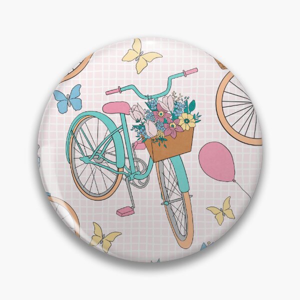 Item preview, Whimsical Bicycle Ride Pastel Colors designed and sold by Ale's Art.