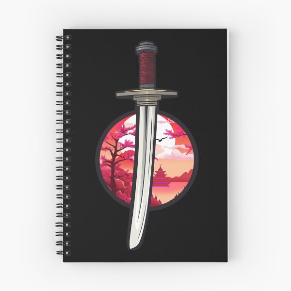 Item preview, Samurai Sword with Japanese Scene - Anime Shirt designed and sold by KAIGAME Art.