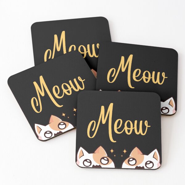 Aperçu de l'œuvre Cute Cat Meow - Amoureux des chats - "Meow...Meow..." créée et vendue par DzynLand.