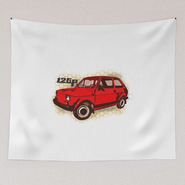 Item preview, Polish Old Car Fiat 126p designed and sold by raccoon-shop.