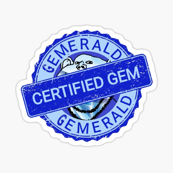 Certified Gem Sticker