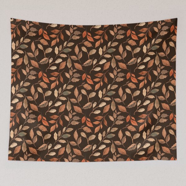 Item preview, autumn leaves vintage pattern designed and sold by cutecrazytshirt.