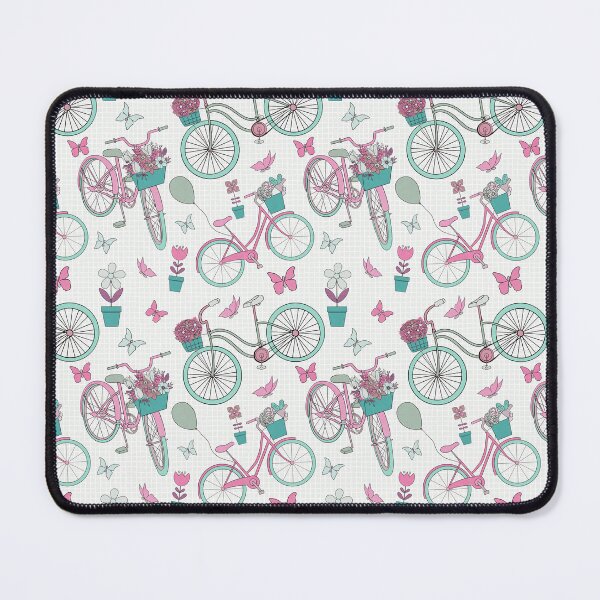 Item preview, Whimsical Bicycle Ride Pimk Green designed and sold by Ale's Art.