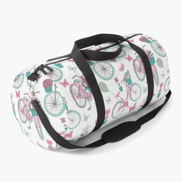 Item preview, Whimsical Bicycle Ride Pimk Green designed and sold by Ale's Art.