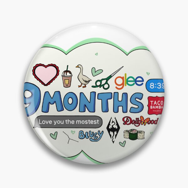 Item preview, JJ 9 Months Sticker designed and sold by bi-catastrophe.