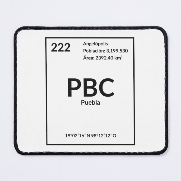 Item preview, PBC - Puebla - Mexico (Black) designed and sold by Mundus Design.