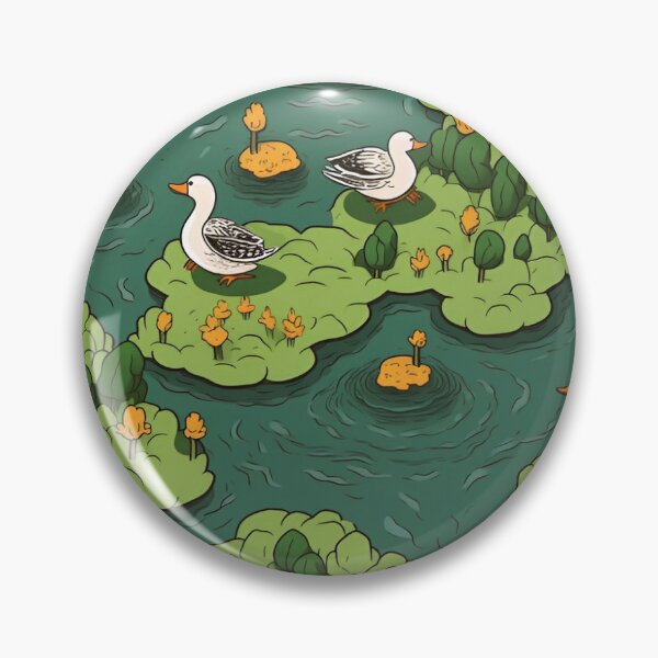 Item preview, Cute Goose Pattern designed and sold by AnimalisticArts.