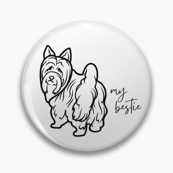 Item preview, My Bestie Silky Terrier Dog Drawing designed and sold by CarleLS.