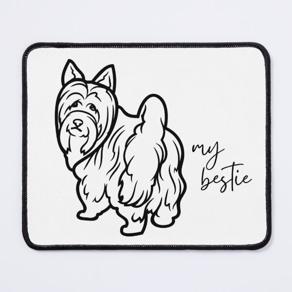Item preview, My Bestie Silky Terrier Dog Drawing designed and sold by CarleLS.