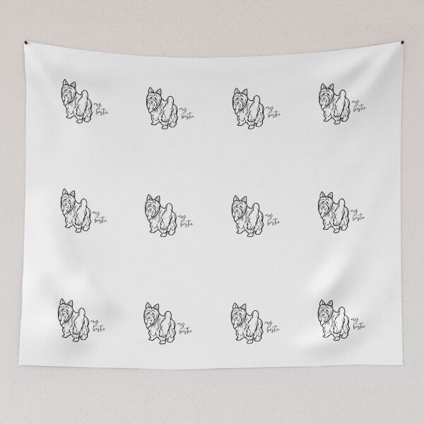 Item preview, My Bestie Silky Terrier Dog Drawing designed and sold by CarleLS.