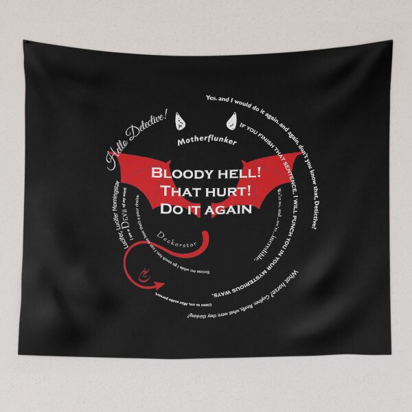 Item preview, ©designbybehin Lucifer Quotes designed and sold by designbybehin.