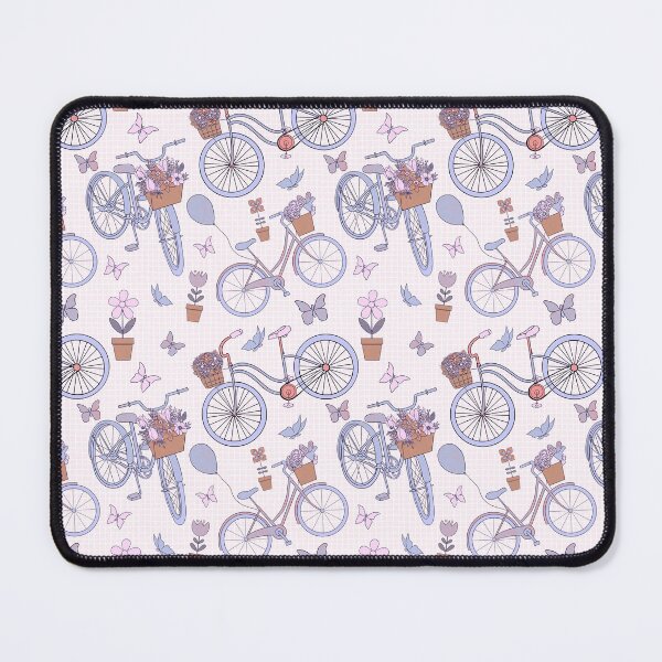 Item preview, Whimsical Bicycle Ride Purple Pink designed and sold by Ale's Art.
