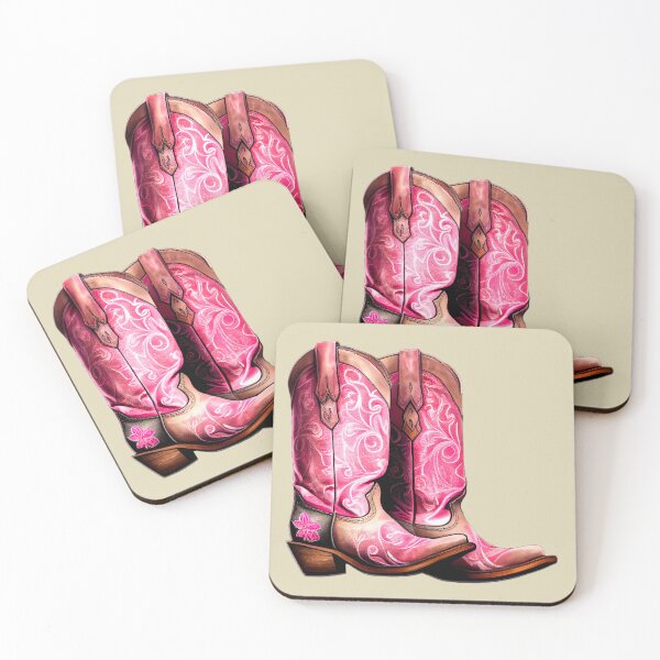 Item preview, Pink Country Western Boots  designed and sold by ArtMeetsPizza.