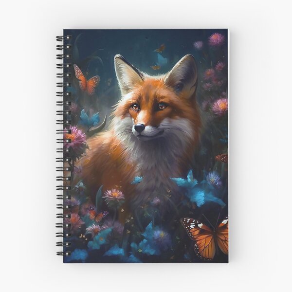Item preview, Fox in Flowers designed and sold by Claudia Bartoli-McKinney.