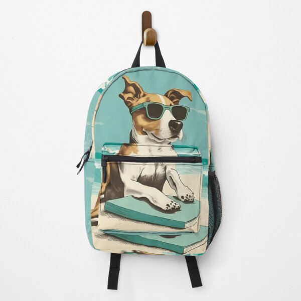 Item preview, Dog with sunglasses on the beach 3 designed and sold by hhh-art.