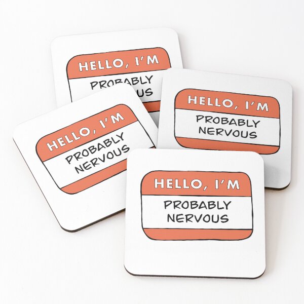 Item preview, Hello, I'm Probably Nervous designed and sold by TheRedKnotShop.