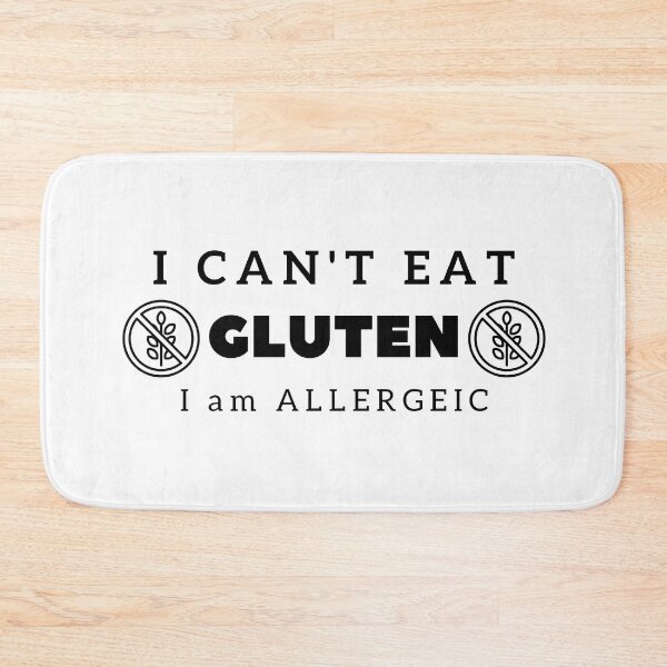 Item preview, I can't eat gluten. I am allergic. designed and sold by Creativity Zone.
