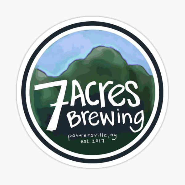 7 Acres Brewing Badge Sticker