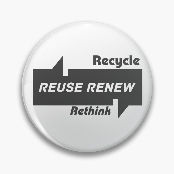 Item preview, Recycle Reuse Renew Rethink  designed and sold by UNIX-G.