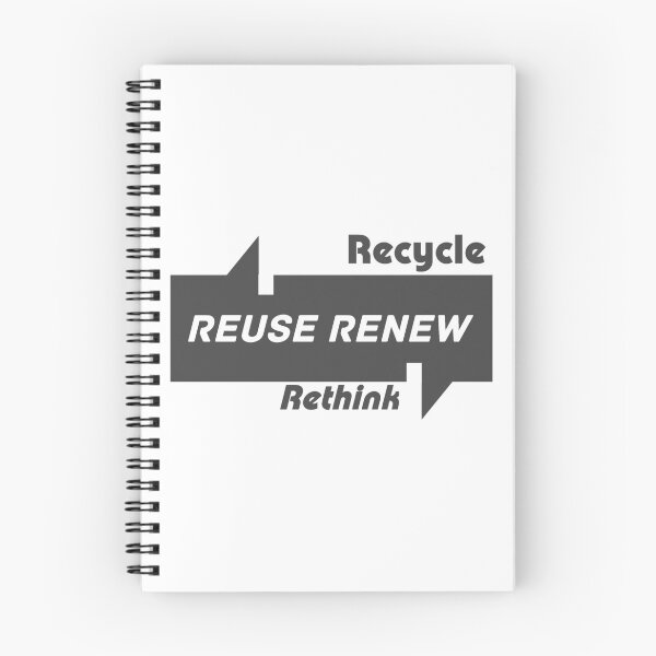 Artikelvorschau, Recycling Wiederverwendung Erneuern Umdenken entworfen und verkauft von UNIX-G.