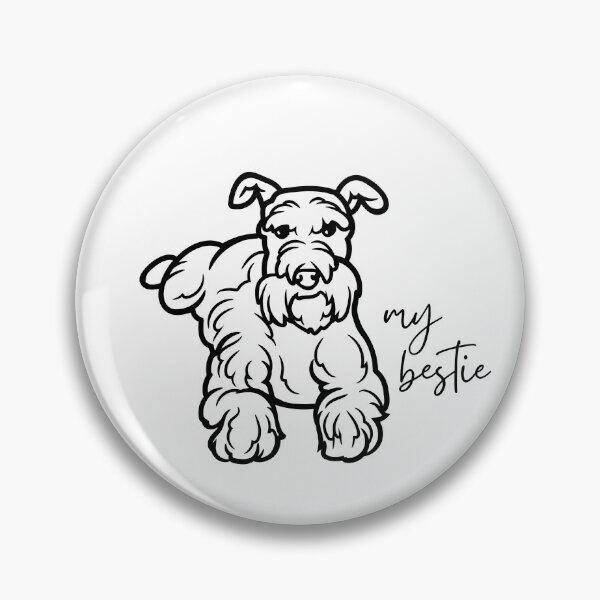 Item preview, My Bestie Miniature Schnauzer Dog Drawing designed and sold by CarleLS.