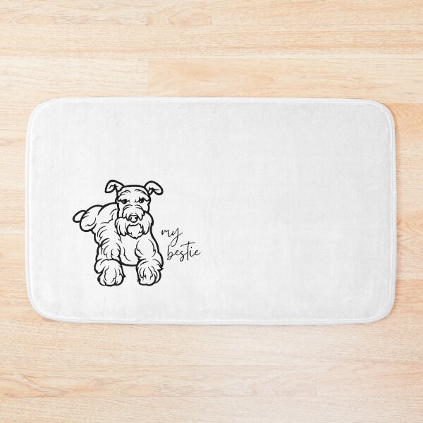 Item preview, My Bestie Miniature Schnauzer Dog Drawing designed and sold by CarleLS.