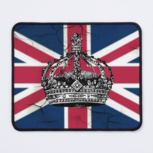 Item preview, 1980s dark academia British union jack flag jubilee vintage crown  designed and sold by LEILA ART SPACE.