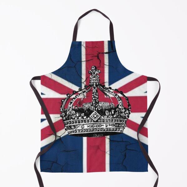 Item preview, 1980s dark academia British union jack flag jubilee vintage crown designed and sold by LEILA ART SPACE.