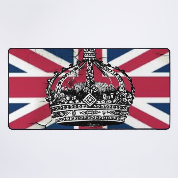 Item preview, 1980s dark academia British union jack flag jubilee vintage crown  designed and sold by LEILA ART SPACE.