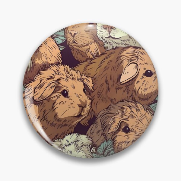 Item preview, Cute Guinea Pig Pattern designed and sold by AnimalisticArts.
