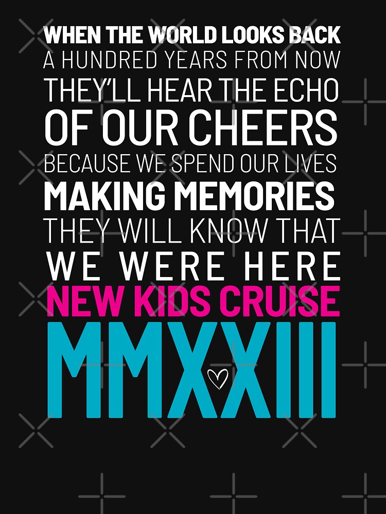 Thumbnail 7 of 7, Classic T-Shirt, NKOTB Cruise 12 2023 - White designed and sold by CreativeKristen.