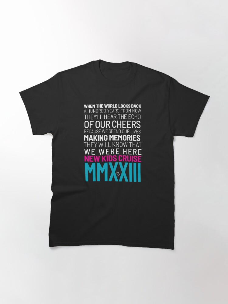 Thumbnail 2 of 7, Classic T-Shirt, NKOTB Cruise 12 2023 - White designed and sold by CreativeKristen.