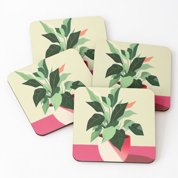 Item preview, Aglaonema Minimalist Vintage Geometry Plant Retro Poster designed and sold by PinkNomad.