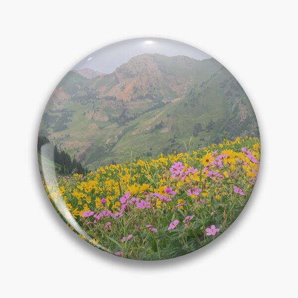 Artikelvorschau, Albion Basin Wildblumen Berglandschaft entworfen und verkauft von ABHolliART.