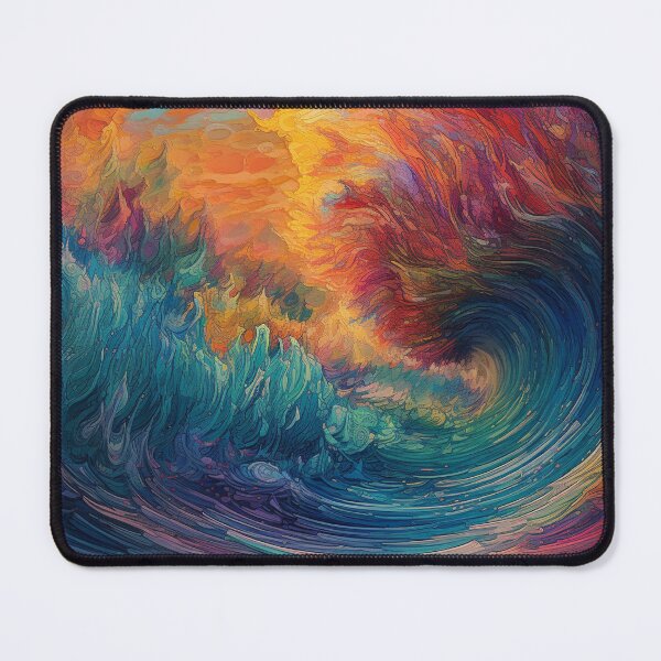 Item preview, Colorful Waves Crashing designed and sold by HandCraftedArt.